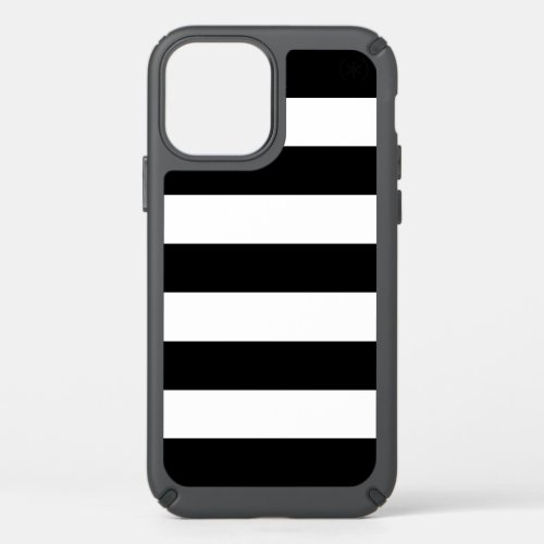 Black and White Stripes Striped Pattern Lines Speck iPhone 12 Case