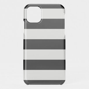 Black and White Stripes, Striped Pattern, Lines iPhone 11 Case