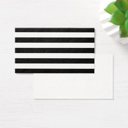 Black And White Stripes Stylish (Desk)