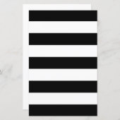 Black And White Stripes Stylish (Front/Back)