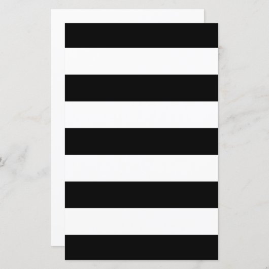 Black And White Stripes Stylish (Front/Back)