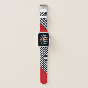 Red Line Apple Watch Bands Zazzle