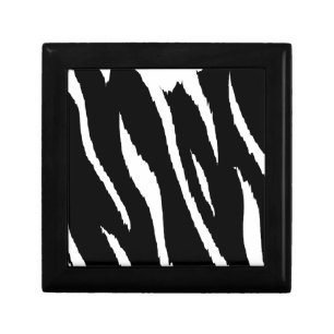 Black and White Strips Gift Box