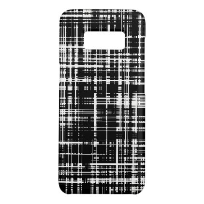 Black and White Stylish Trendy Striped Pattern Case-Mate Samsung Galaxy S8 Case