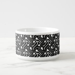 Black and white Swirl Design Bowl