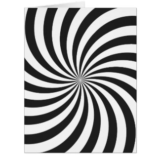 Black and White Swirl Pattern Cards