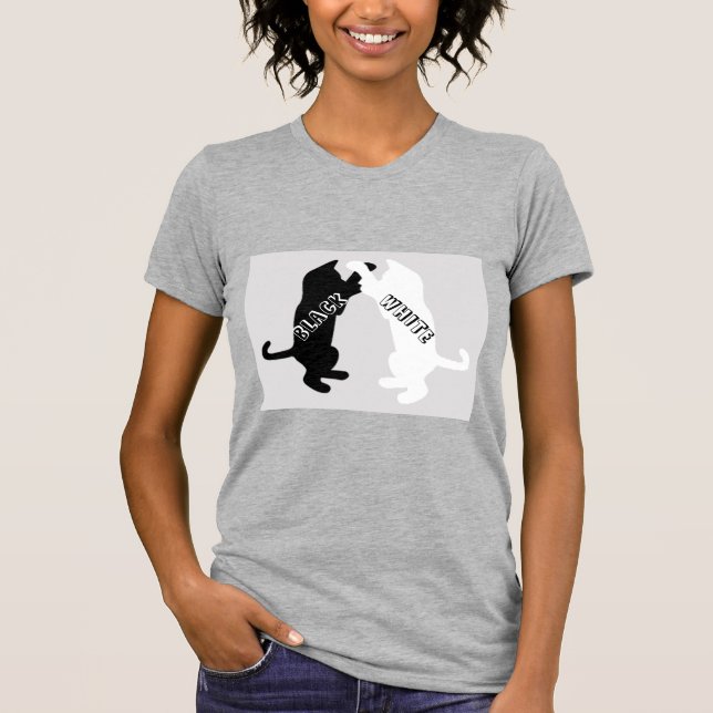 BLACK AND WHITE T-Shirt (Front)