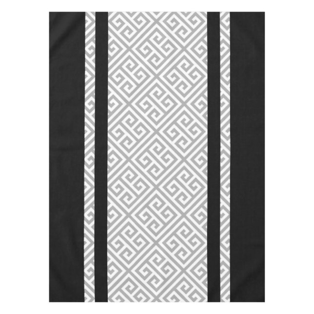 Black and white tablecloth (Front)