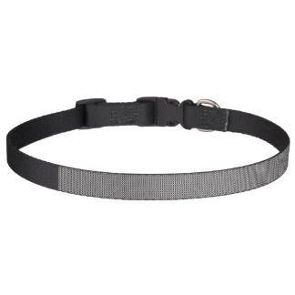 Black and white tag collar - Circle Black