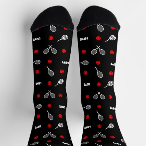  black and white tennis socks