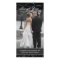 Black and White Thank You Photo Card (4x8)