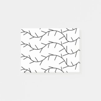 Black and White Thorn Pattern