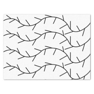 Black and White Thorn Pattern