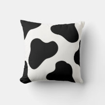 Black and White Throw Pillow
