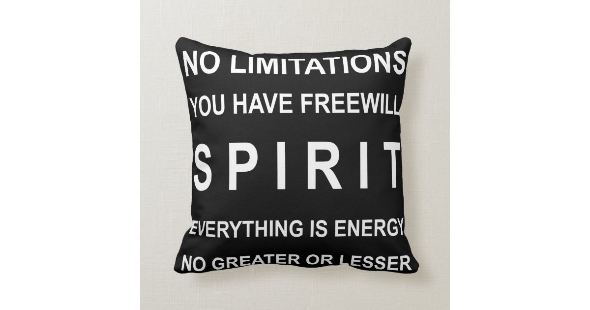 Black and white throw pillow or cushion