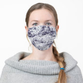 Black and white tie dye face mask (Worn)