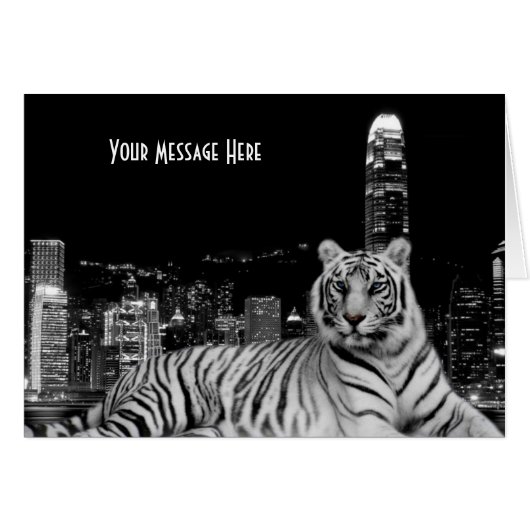 Black and White Tiger (Front Horizontal)