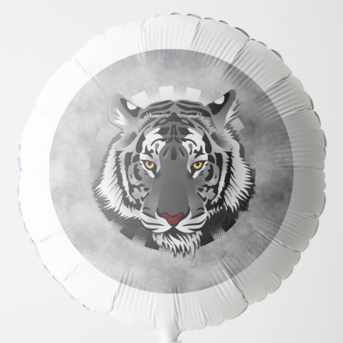 Black And White Tiger Balloon