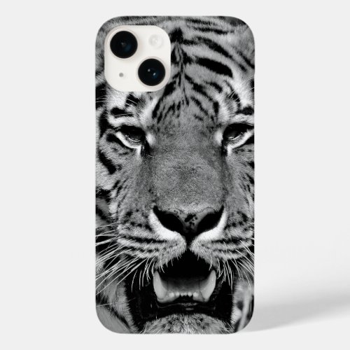 Black and White Tiger Face Case_Mate iPhone 14 Case