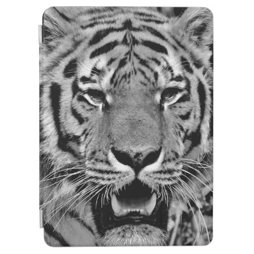 Black and White Tiger Face iPad Air Cover