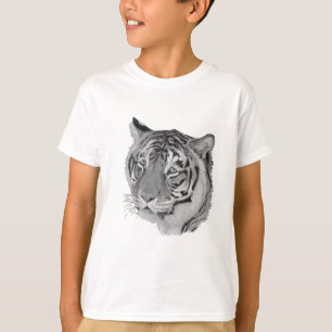 black and white tiger picture of big cat T-Shirt