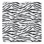 Black And White Tiger Stripes Bandana at Zazzle