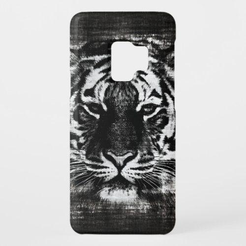 Black and White Tiger Vintage Case_Mate Samsung Galaxy S9 Case