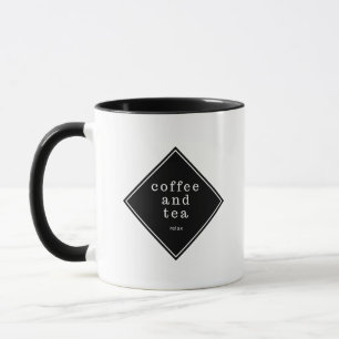 Black and White Tone Coffee Cups & Mugs