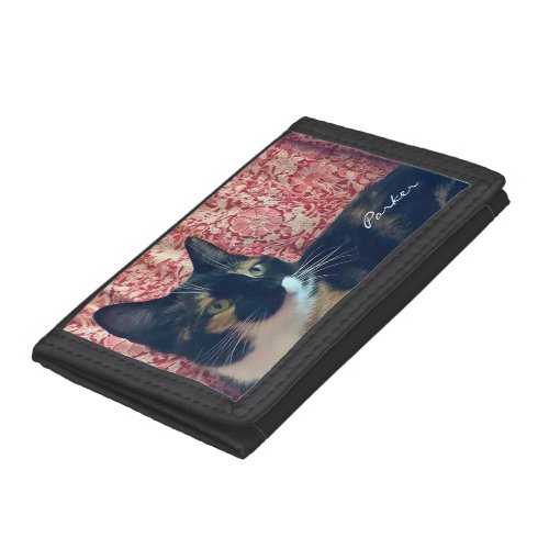 Black and White Tortoiseshell Cat Wallet