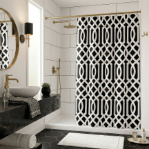 Black and White Trellis | Editable Colors