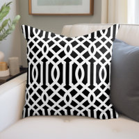 Black and White Trellis Pattern
