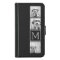 Black and White Trendy Photo Collage with Monogram