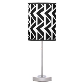 Black and White Triangle Chevron Stripe Pattern