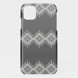 Black and White Tribal Art iPhone 11 Case
