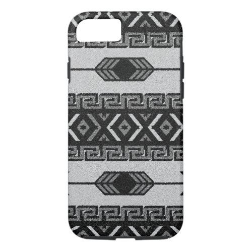 Black And White Tribal Aztec Pattern Phone Case