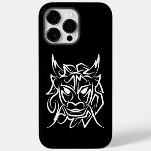 Black and White Tribal Dragon Case-Mate iPhone 14 Pro Max Case