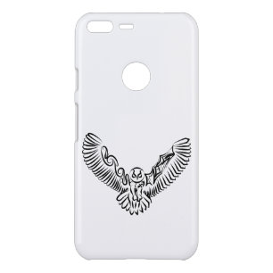 Black and White Tribal Flying Owl Uncommon Google Pixel XL Case