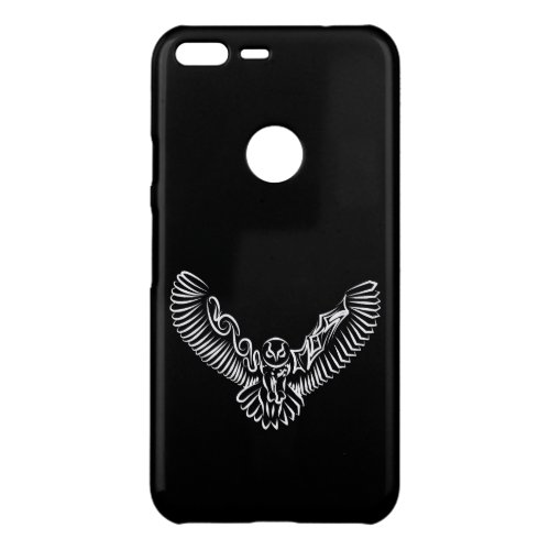 Black and White Tribal Flying Owl Uncommon Google Pixel XL Case