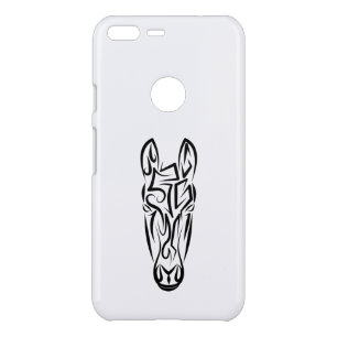 Black and White Tribal Horse Uncommon Google Pixel XL Case
