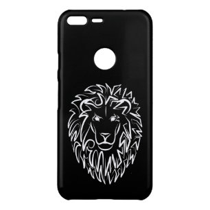 Black and White Tribal Lion Uncommon Google Pixel XL Case