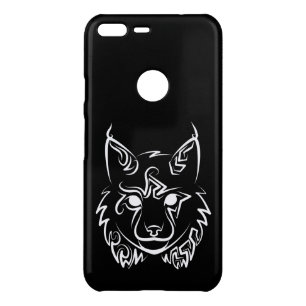 Black and White Tribal Lynx Uncommon Google Pixel XL Case