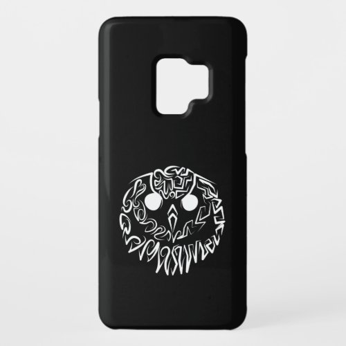 Black and White Tribal Owl Case_Mate Samsung Galaxy S9 Case