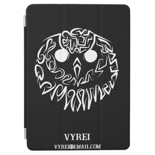Black and White Tribal Owl iPad Air Cover
