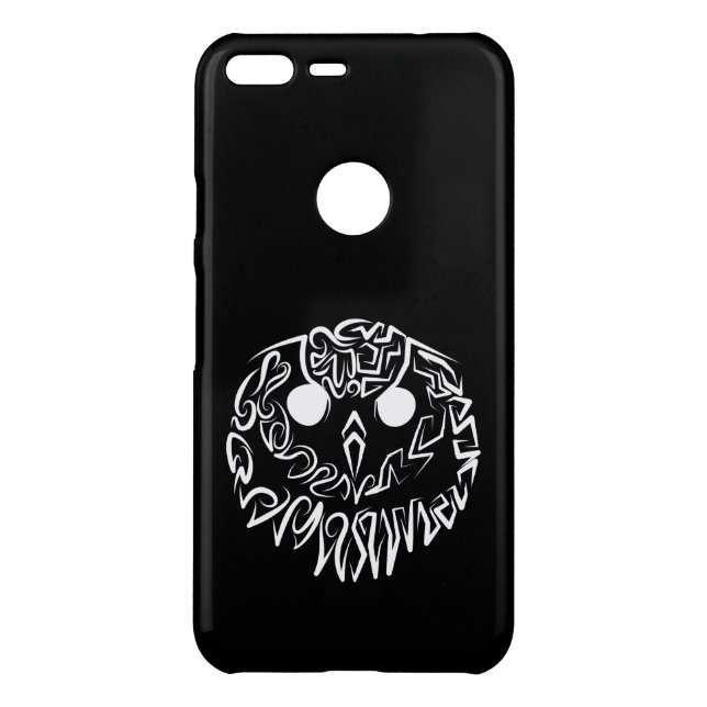 Black and White Tribal Owl Uncommon Google Pixel XL Case (Back)