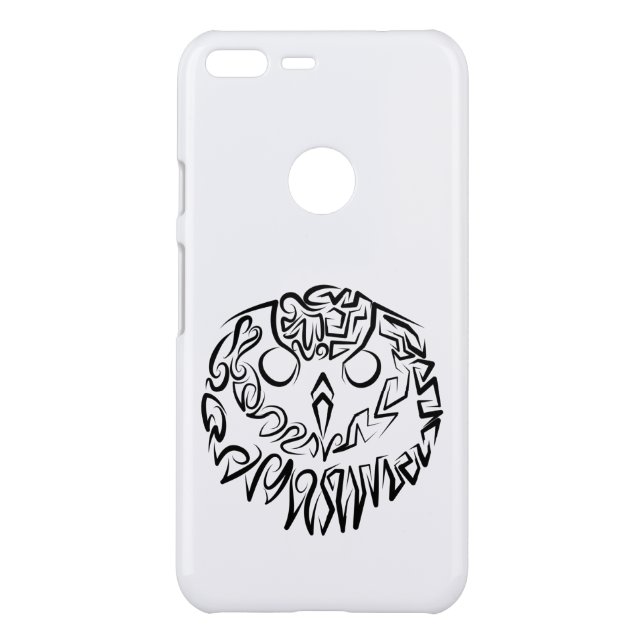 Black and White Tribal Owl Uncommon Google Pixel XL Case (Back)