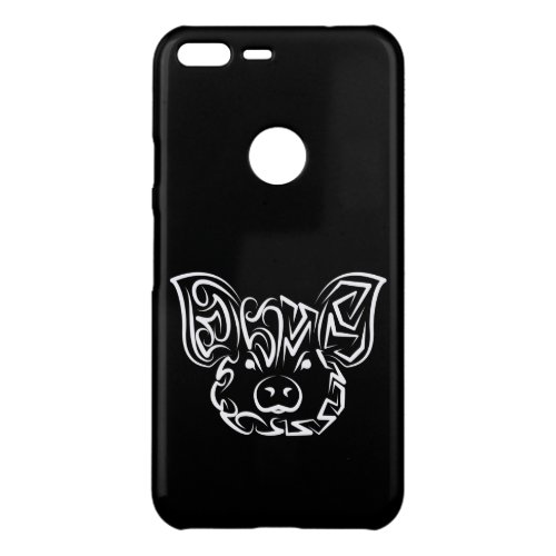 Black and White Tribal Pig Uncommon Google Pixel XL Case