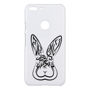 Black and White Tribal Rabbit Uncommon Google Pixel XL Case