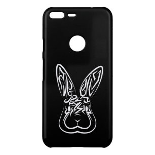 Black and White Tribal Rabbit Uncommon Google Pixel XL Case