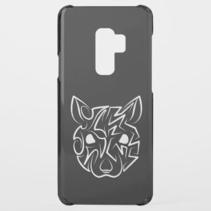 Black and White Tribal Rat Uncommon Samsung Galaxy S9 Plus Case