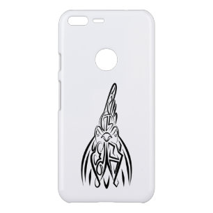 Black and White Tribal Rooster Uncommon Google Pixel XL Case